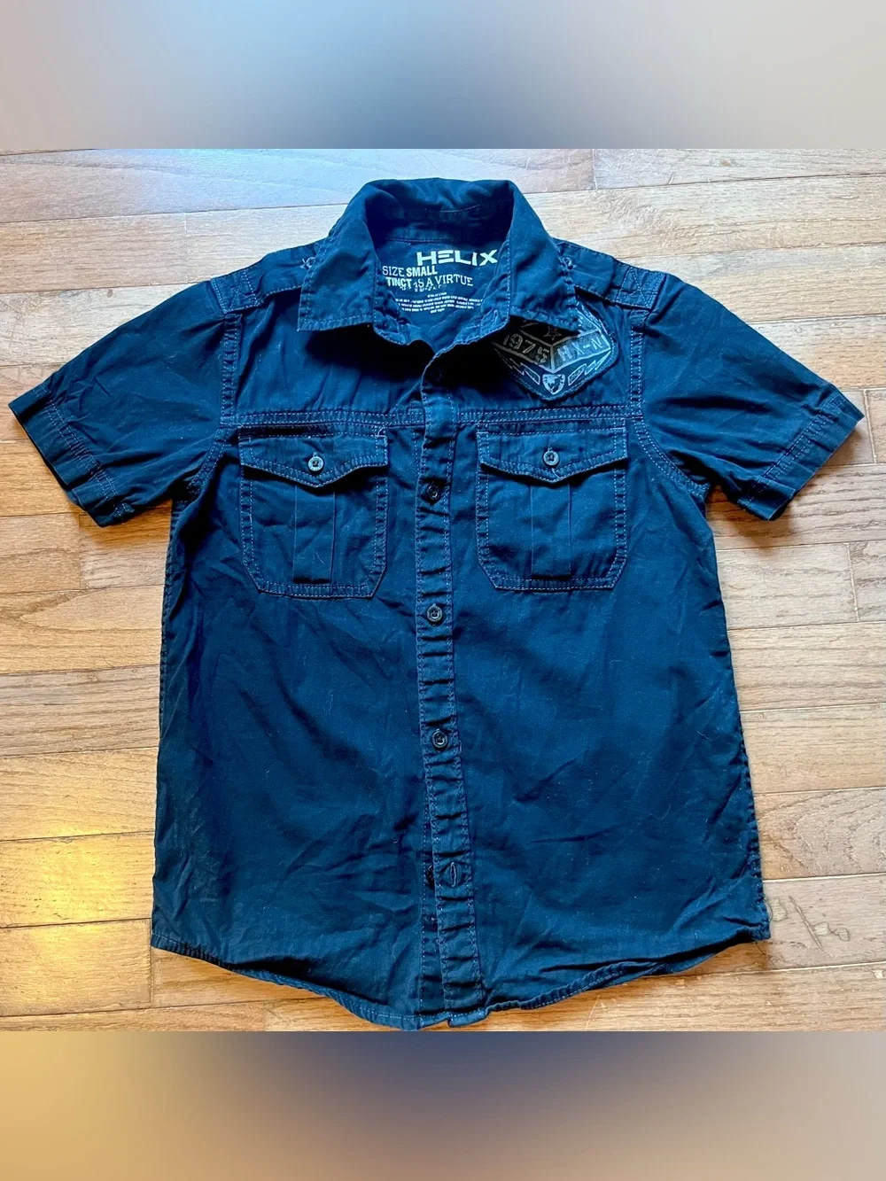 Kid’s Helix Button Down Top